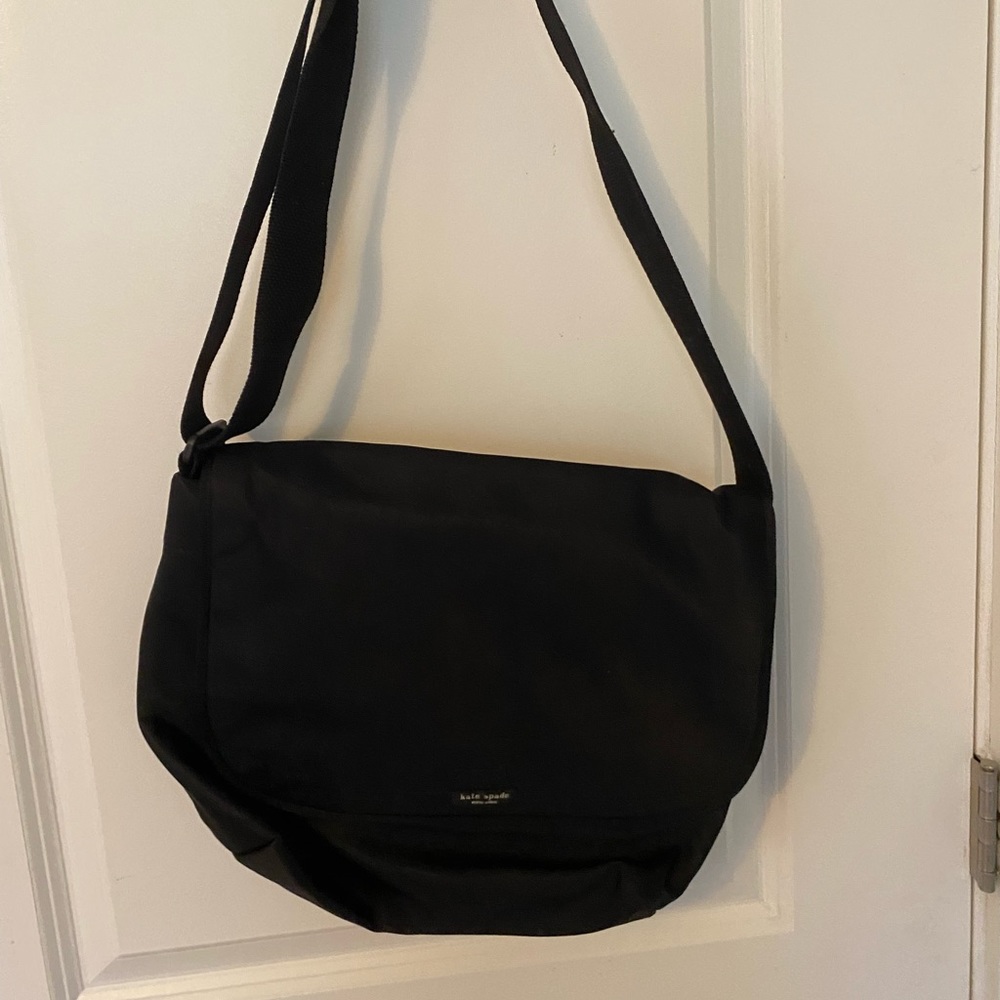 Kate Spade Large Nylon Messenger Bag - vintage Y2K original Kate spade piece